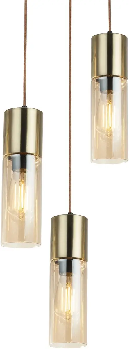 Globo Annika Hanglamp - Messing - Ø30cm - 3x E27