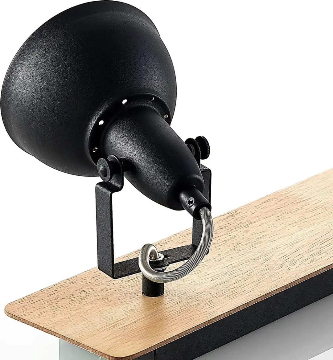 Lindby Buitenspot 2 Lichtpunten E14 - Zwart/Licht Hout