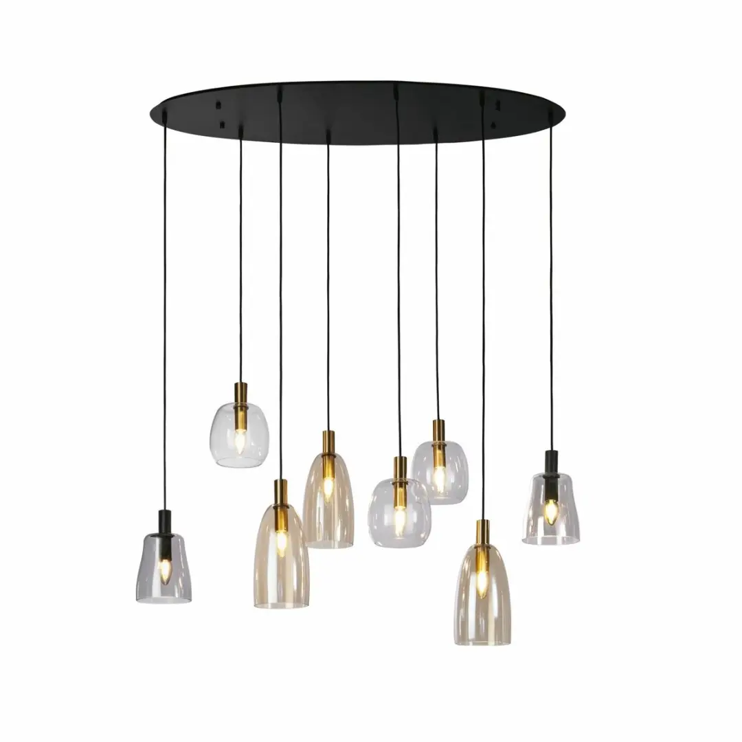 Searchlight Divine Pendel Hanglamp 8 Lichts