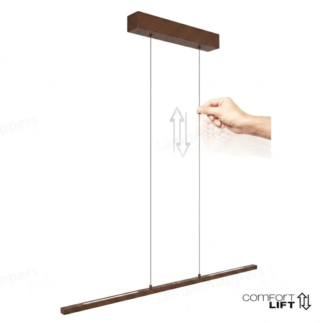 Steinhauer Bande 3994CA Hanglamp - 3 Lichtpunten - Bruin - 2700K