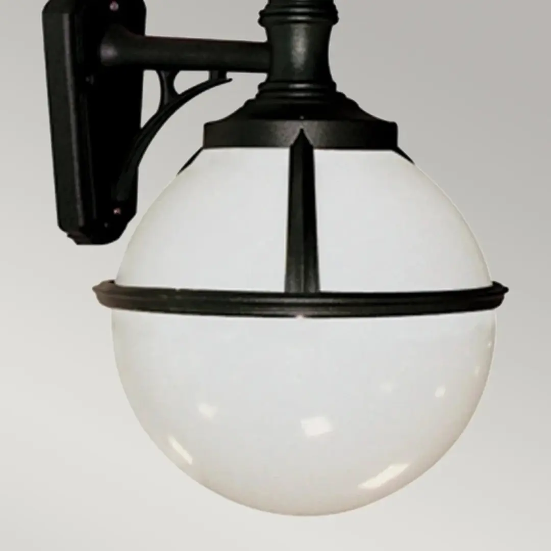 Elstead LED Wandlamp Glenbeigh E27 60W - IP44 - Dimbaar - Zwart