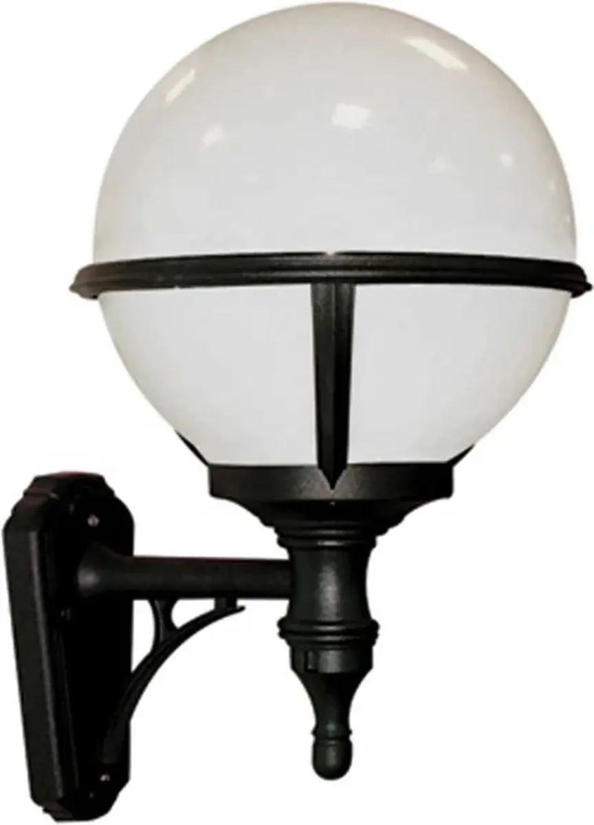 Elstead LED Wandlamp Glenbeigh E27 60W - IP44 - Dimbaar - Zwart
