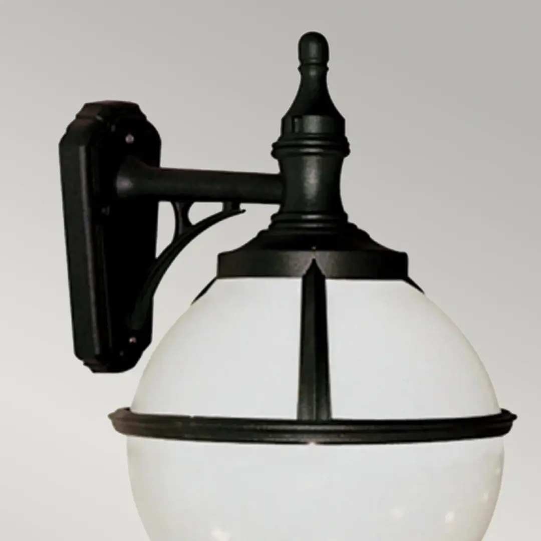 Elstead LED Wandlamp Glenbeigh E27 60W - IP44 - Dimbaar - Zwart