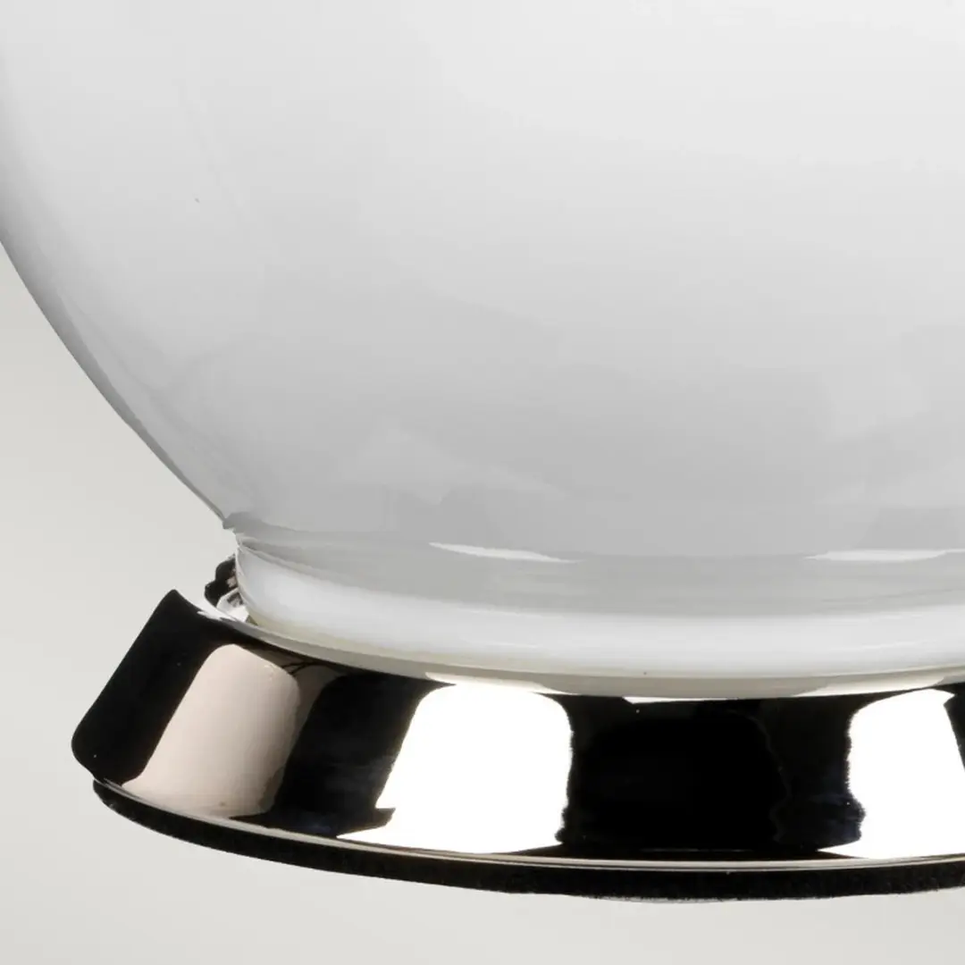 Elstead LED Tafellamp ISLA - 1x E27 60W - Polished Nickel