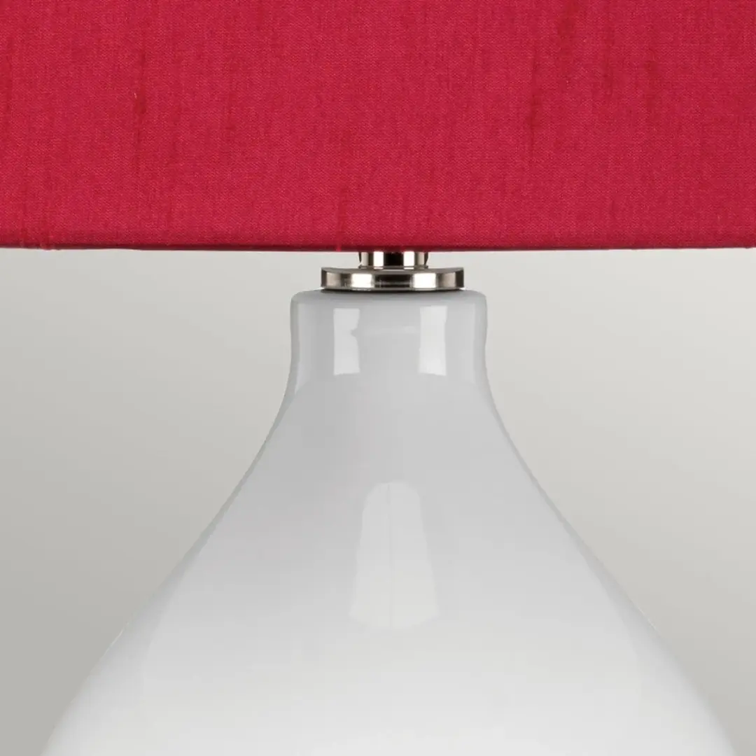 Elstead LED Tafellamp ISLA - 1x E27 60W - Polished Nickel
