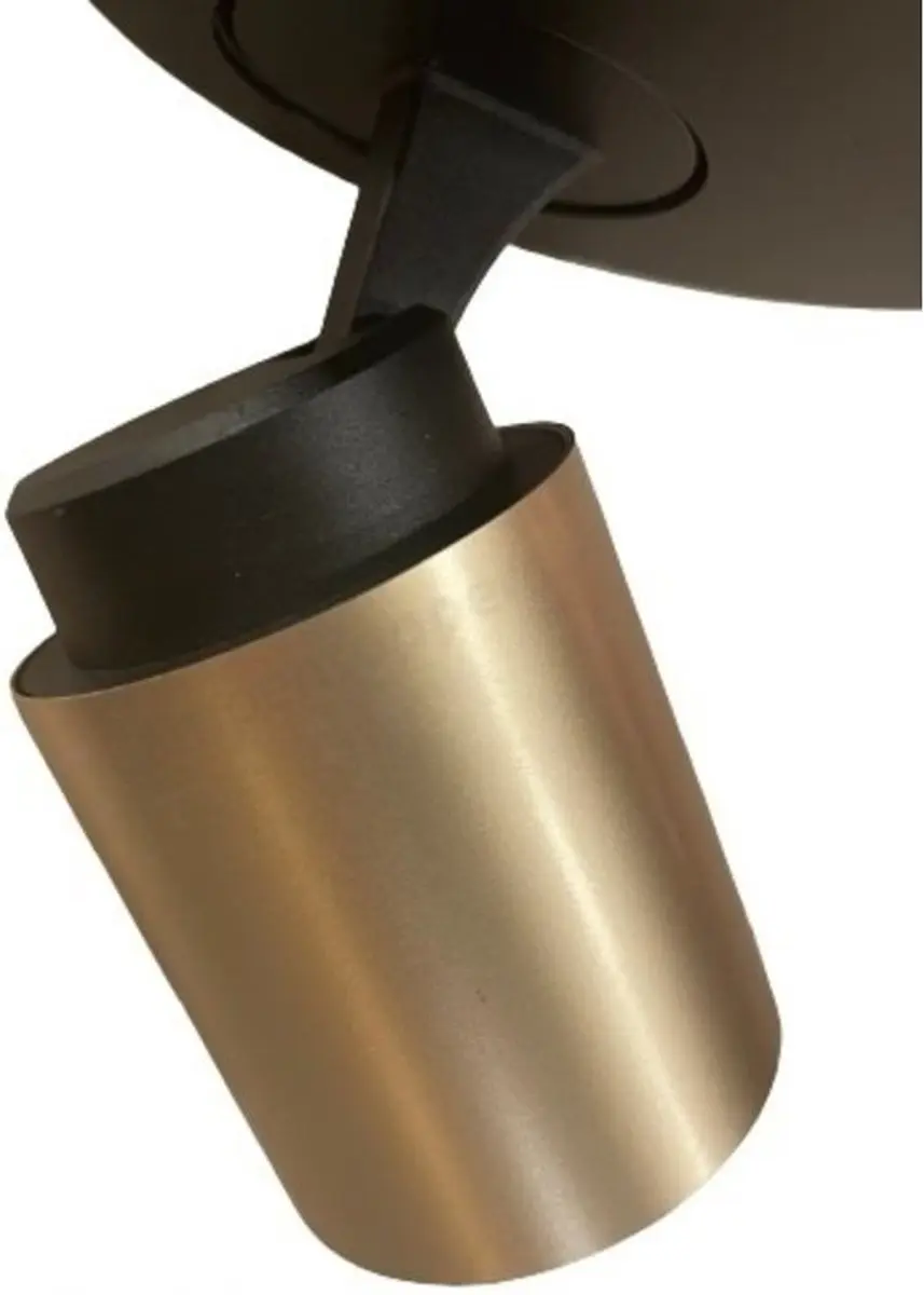 Freelight Spot Razza 2 GU10 - 17cm - Zwart/Messing