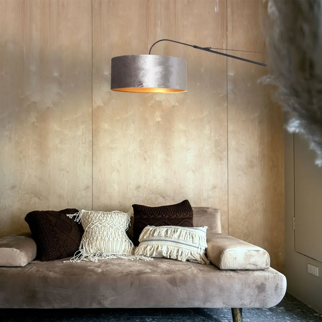 Steinhauer Wandlamp 8134ZW - 50cm - Grijs/Zwart