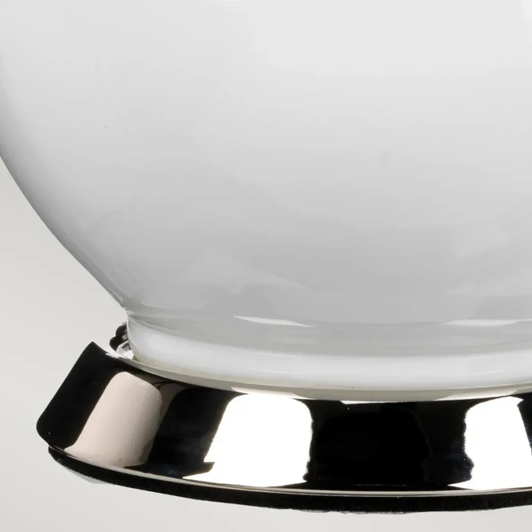 Elstead LED Tafellamp ISLA - 1x E27 60W - Polished Nickel - afbeelding 6 van 6