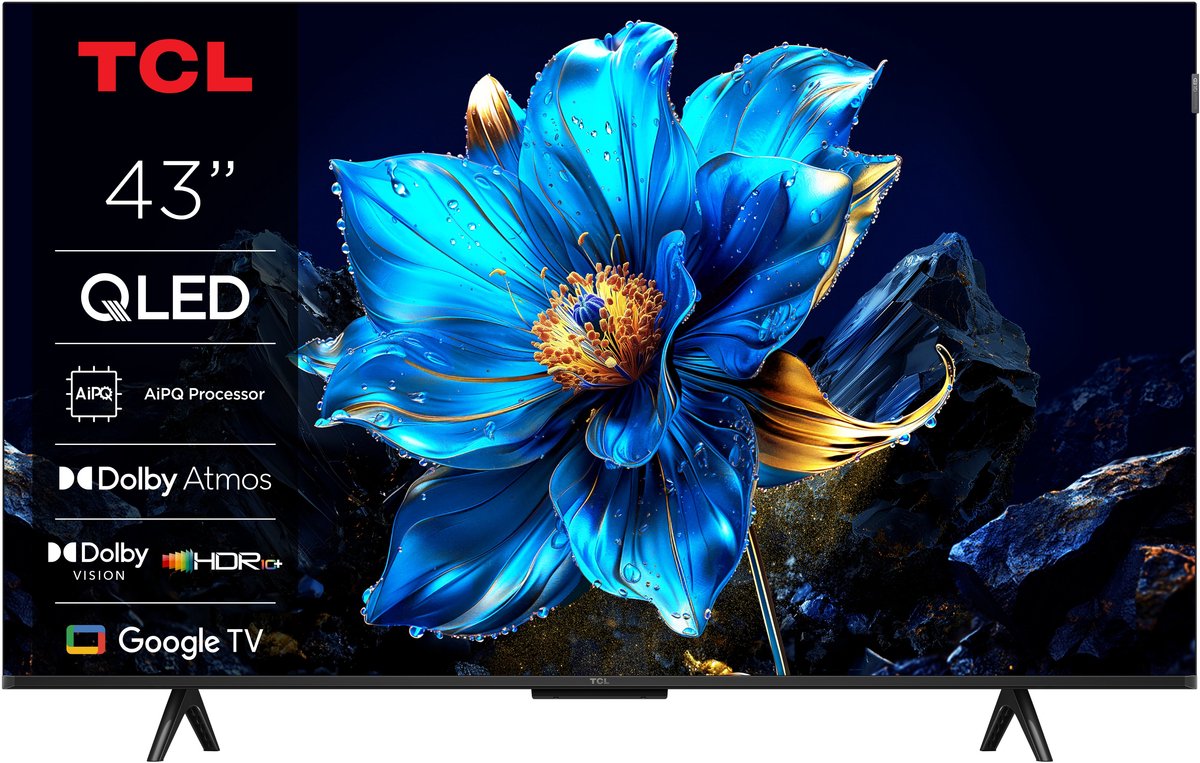 TCL 43P71K - 43 inch - 4K QLED - Dolby Atmos - 2025