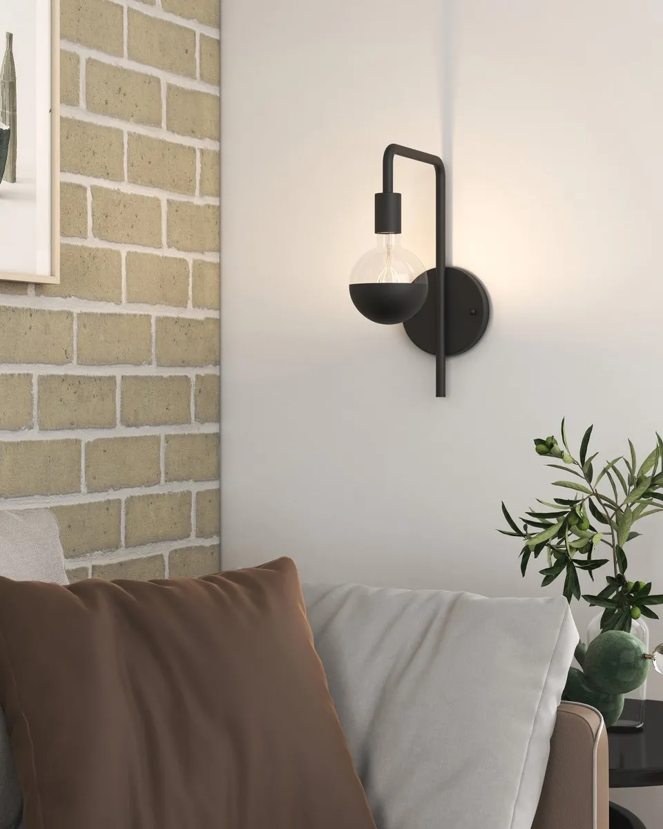 Calex Industrieel Wandlamp E27 - Zwart