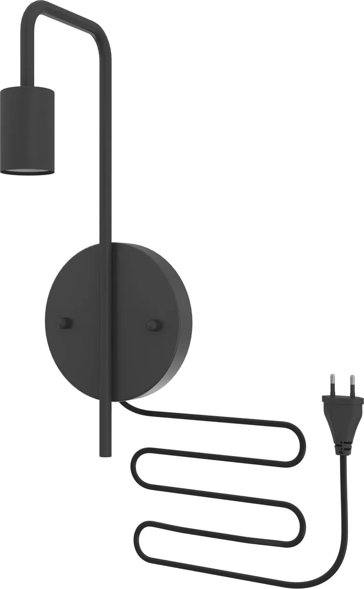 Calex Industrieel Wandlamp E27 - Zwart