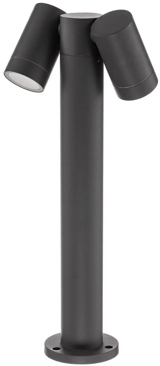 PRIOS Sokkellamp 2-lichts Aluminium Glas GU10 Antraciet - afbeelding 6 van 6