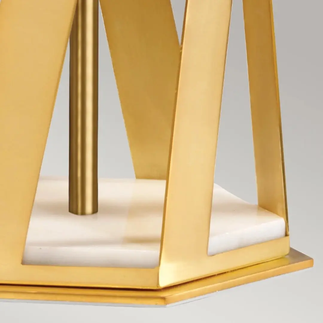 Elstead Lighting Apollo LED Tafellamp - Brushed Brass