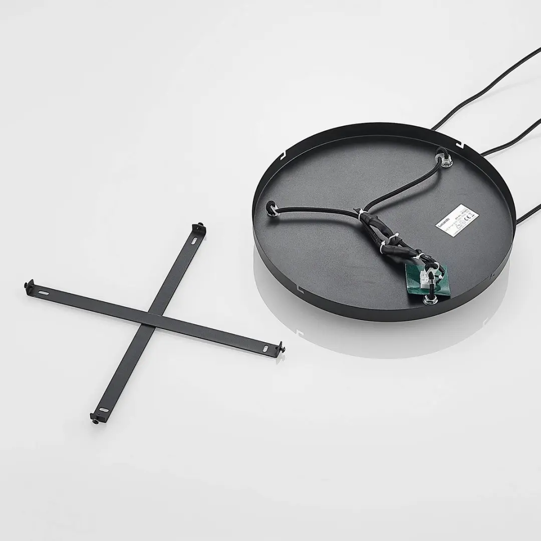 Lucande Hanglamp 3-Lichts Metaal/Zwart-Goud - E14