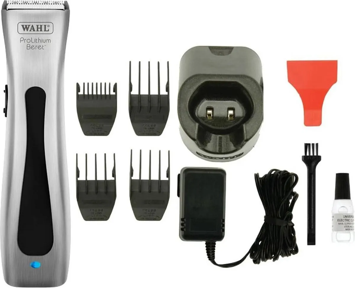 Wahl Beret ProLithium Baardtrimmer - Zilver