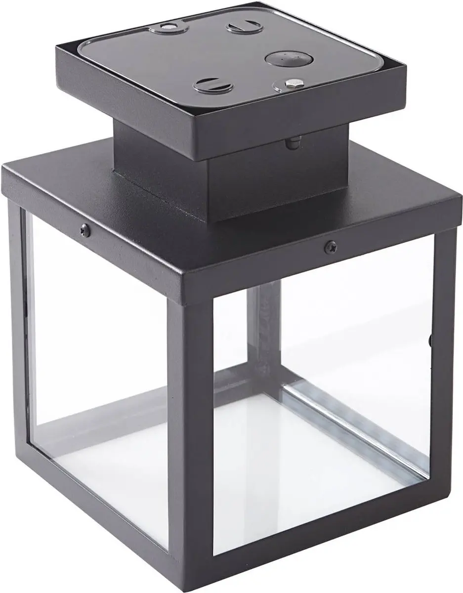 Lindby Plafondlamp 1 Licht - Zwart/Transparant
