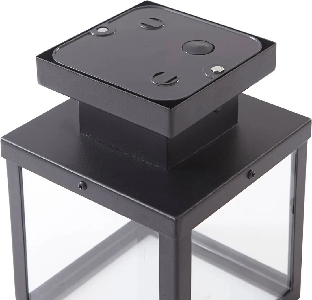 Lindby Plafondlamp 1 Licht - Zwart/Transparant