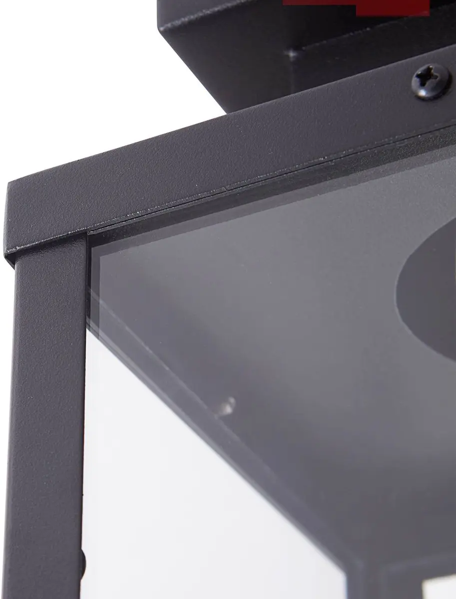 Lindby Plafondlamp 1 Licht - Zwart/Transparant
