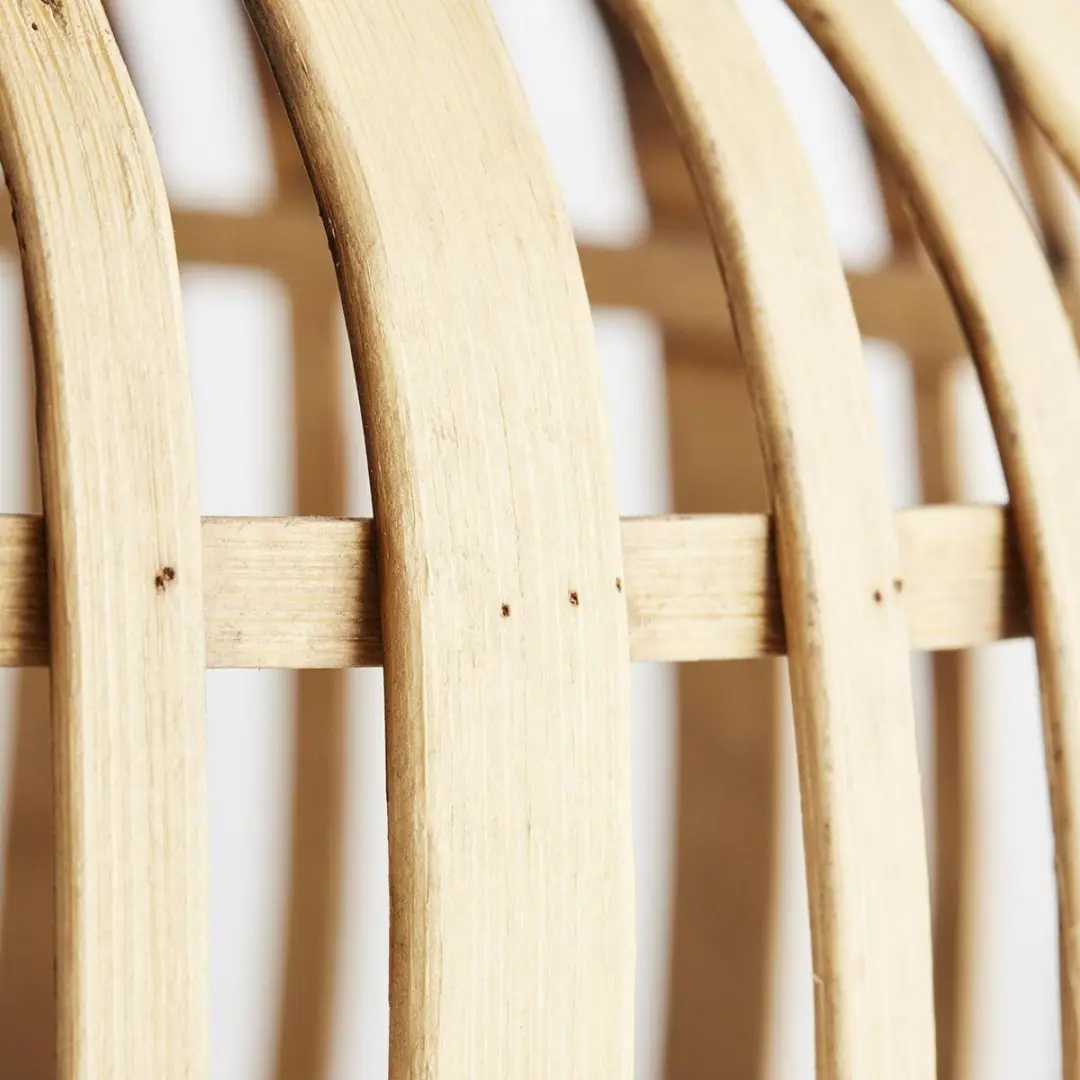 Brilliant Woodrow Plafondlamp E27 - Bamboe Bruin