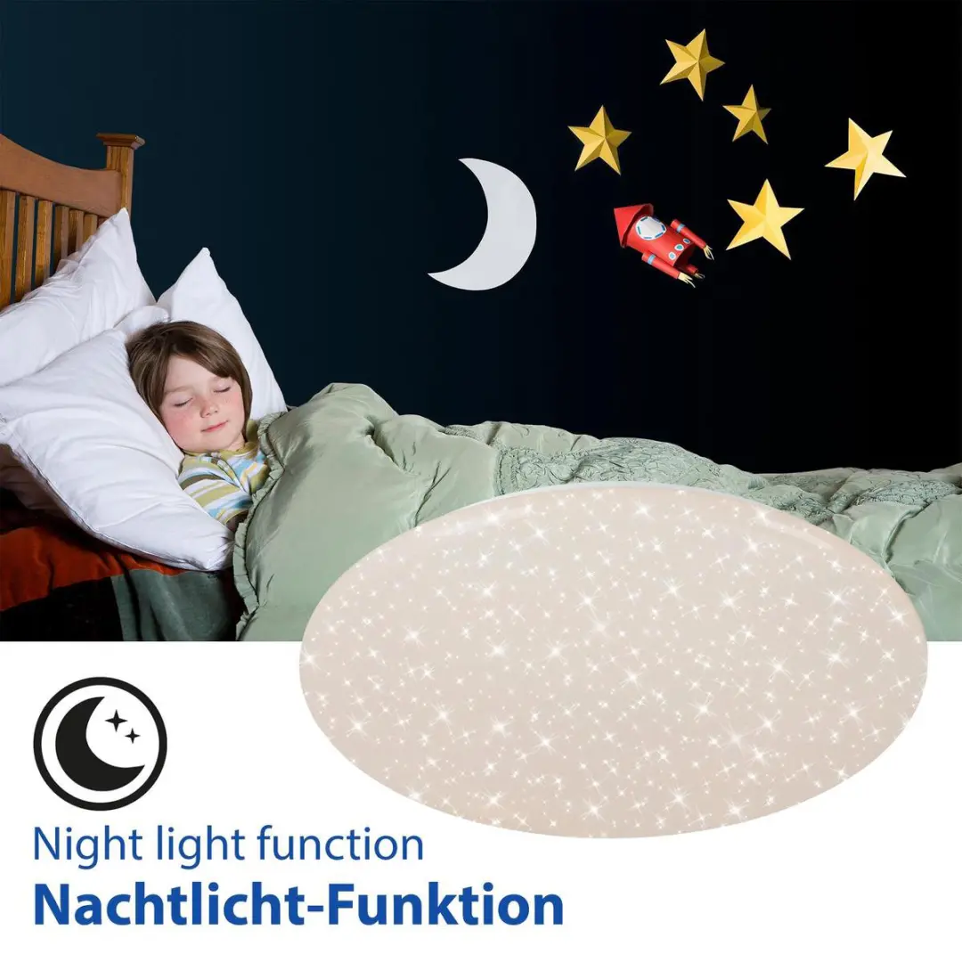 Briloner Verb Plafonnière LED 50W 4.000lm - Ø56cm - Wit