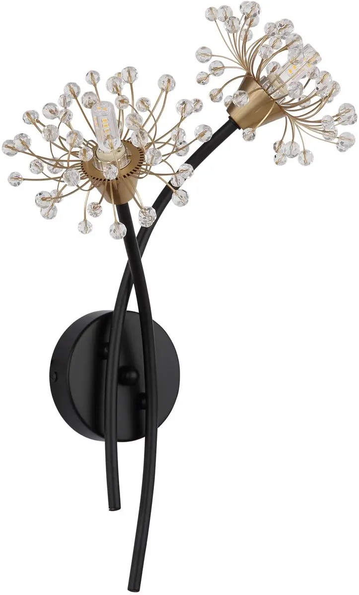 Globo FIORE Wandlamp - 2x G9 - Amberkleurig