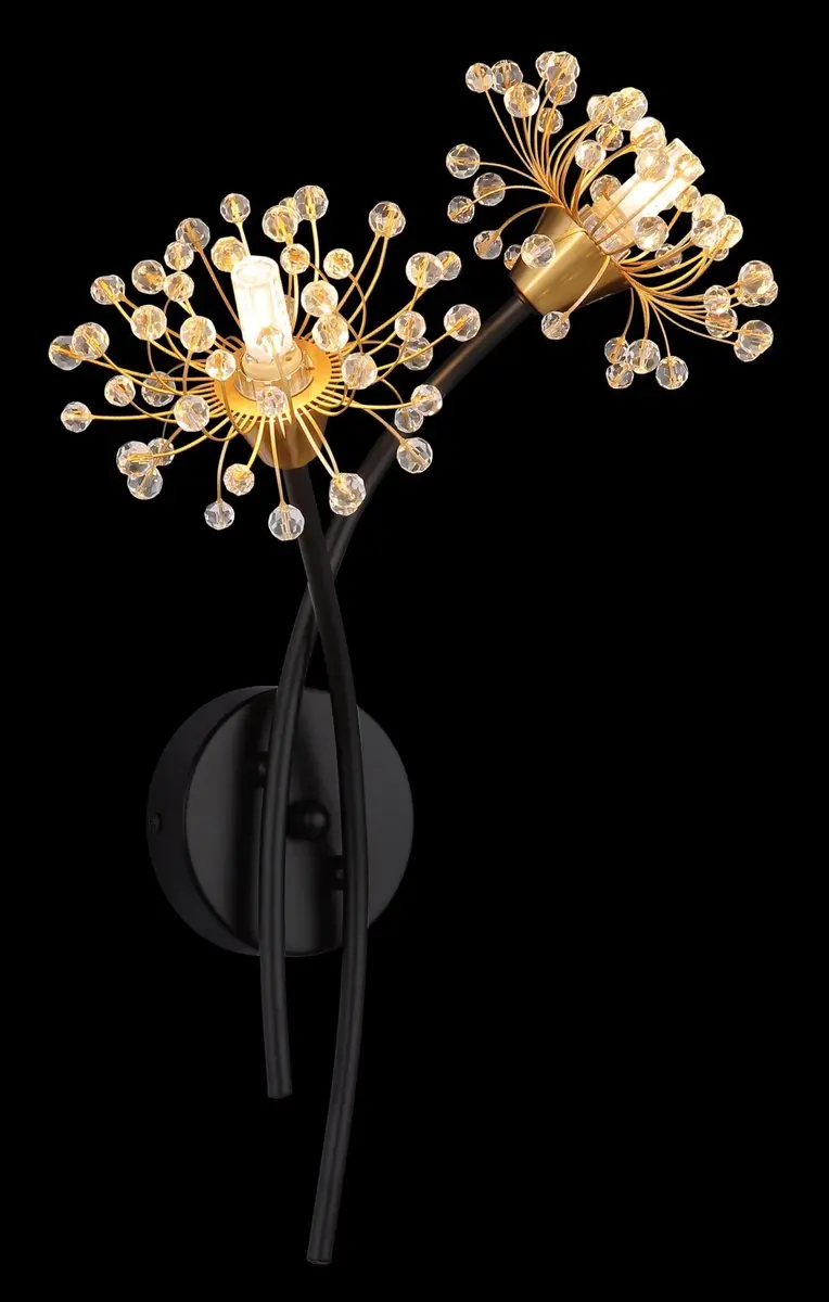 Globo FIORE Wandlamp - 2x G9 - Amberkleurig