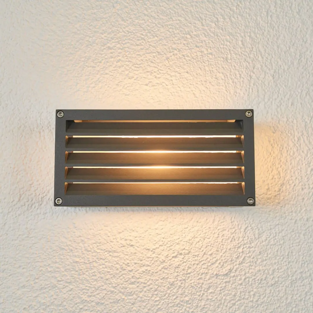 Lucande Wandlamp Buiten Glas 1 Licht E27