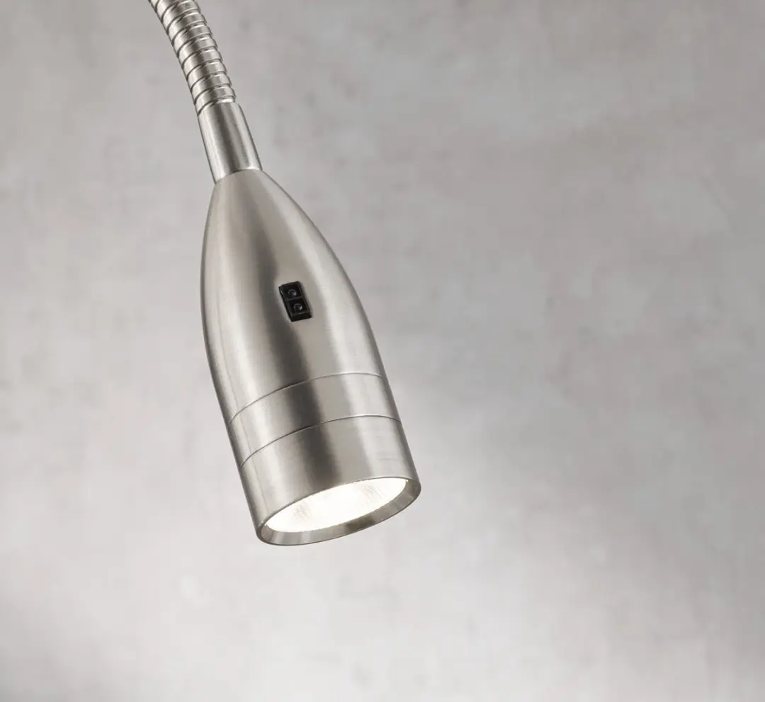 Fischer & Honsel Wandlamp Sten LED 5W - 420 Lumen - Zilver/Nikkel