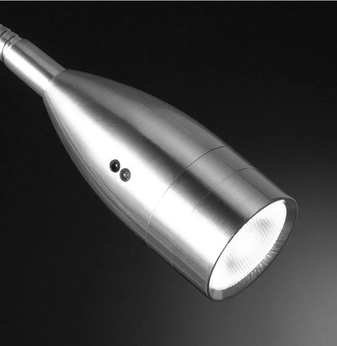 Fischer & Honsel Wandlamp Sten LED 5W - 420 Lumen - Zilver/Nikkel - afbeelding 6 van 6