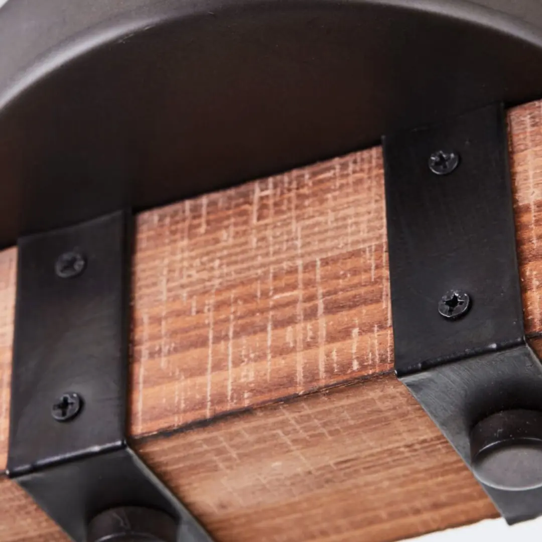 Brilliant Decca Plafondlamp 4x40W - Zwart