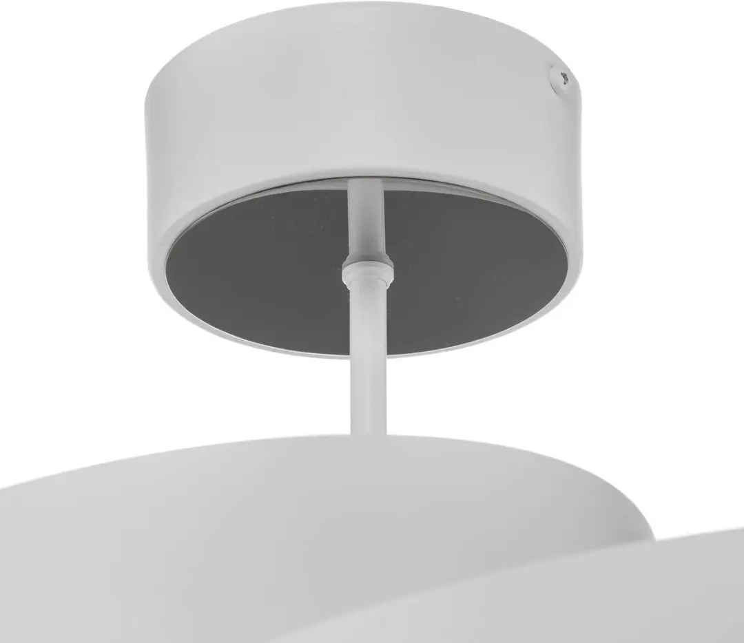 Euluna Plafondlamp 1 Licht - Ø50cm - Staal - Wit