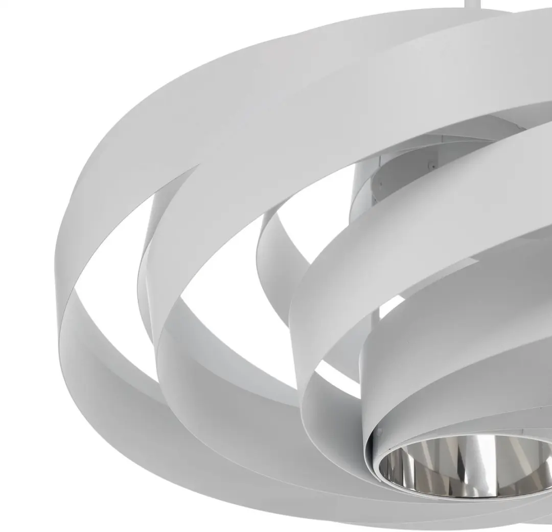 Euluna Plafondlamp 1 Licht - Ø50cm - Staal - Wit