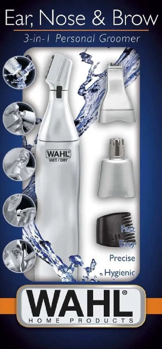 Wahl Triple Head Neus Trimmer Grijs