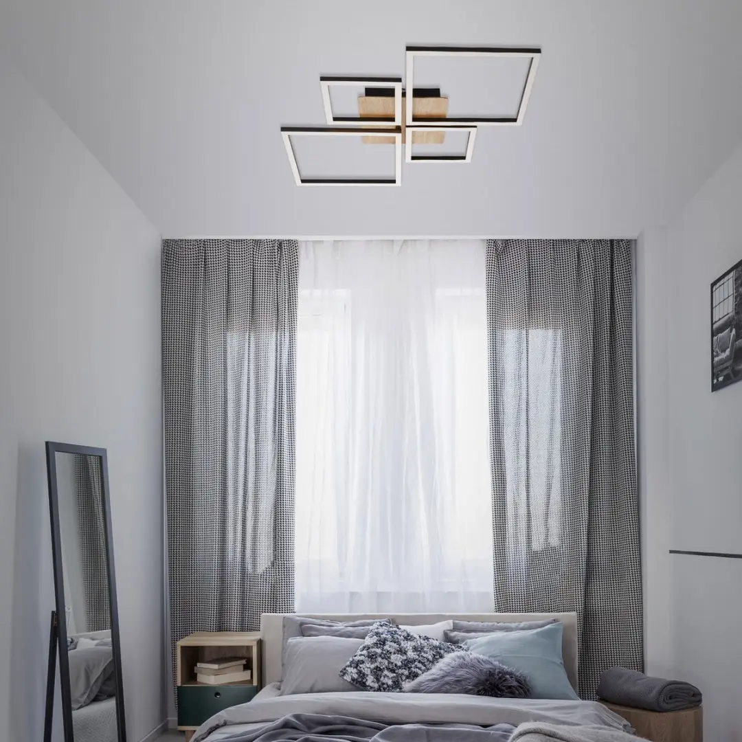 Briloner Frame LED Plafondlamp 48W - Draaibaar - Warm wit - 3000K