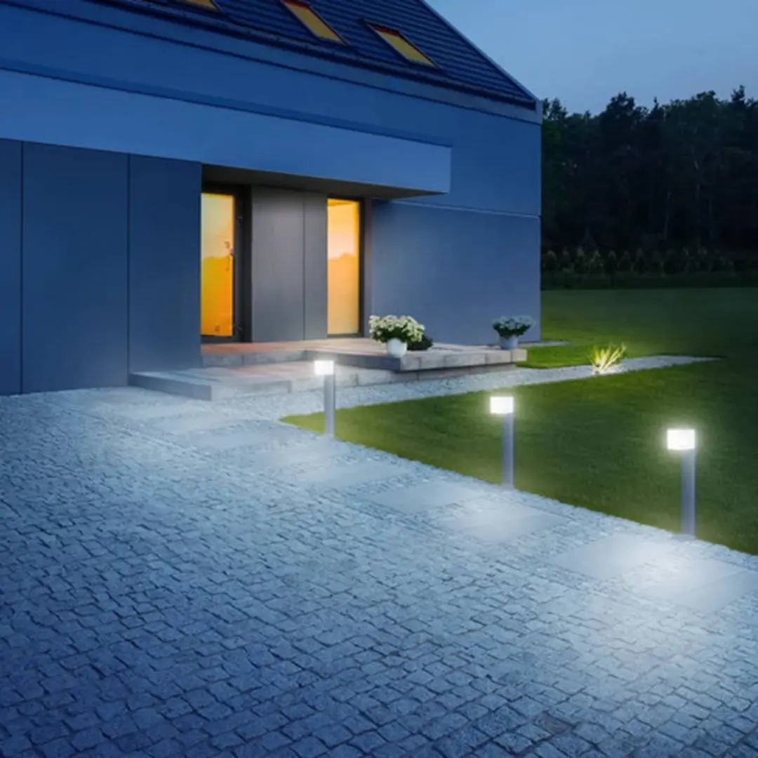 Steinel GL 80 LED Sensorlamp CUBO - 9,5W - IP44 - Zilver