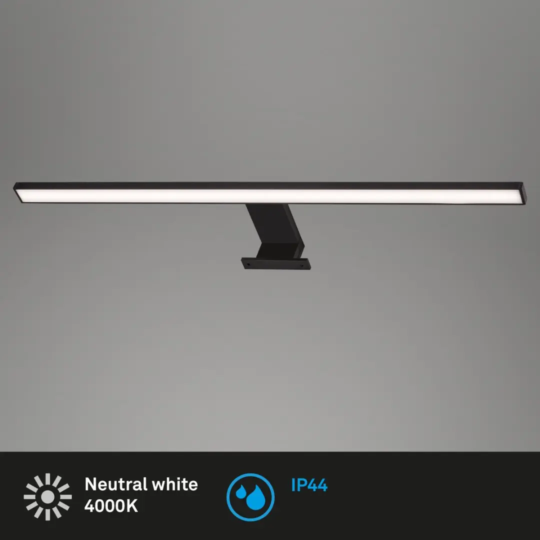 Briloner Dun LED Spiegellamp 8W 780 Lm - Chroom 60cm - afbeelding 6 van 6
