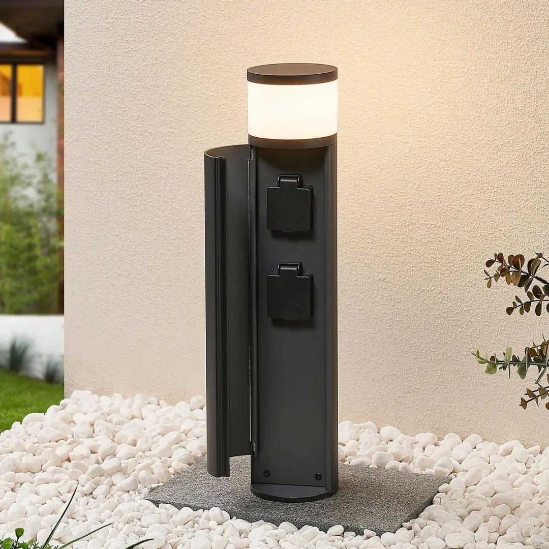 Lucande Sokkellamp G9 Gegoten Aluminium