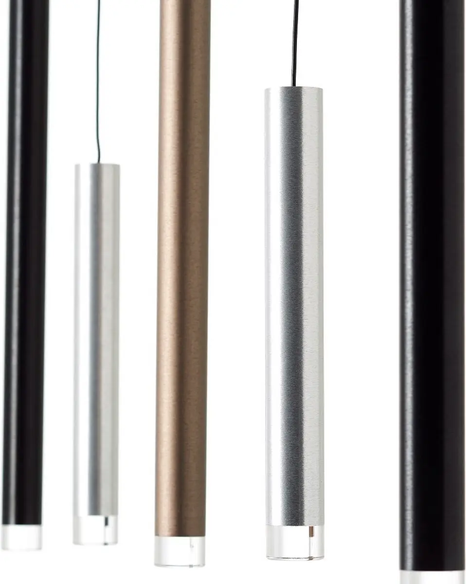 Brilliant Cembalo Hanglamp 5-punts - Zilvergrijs
