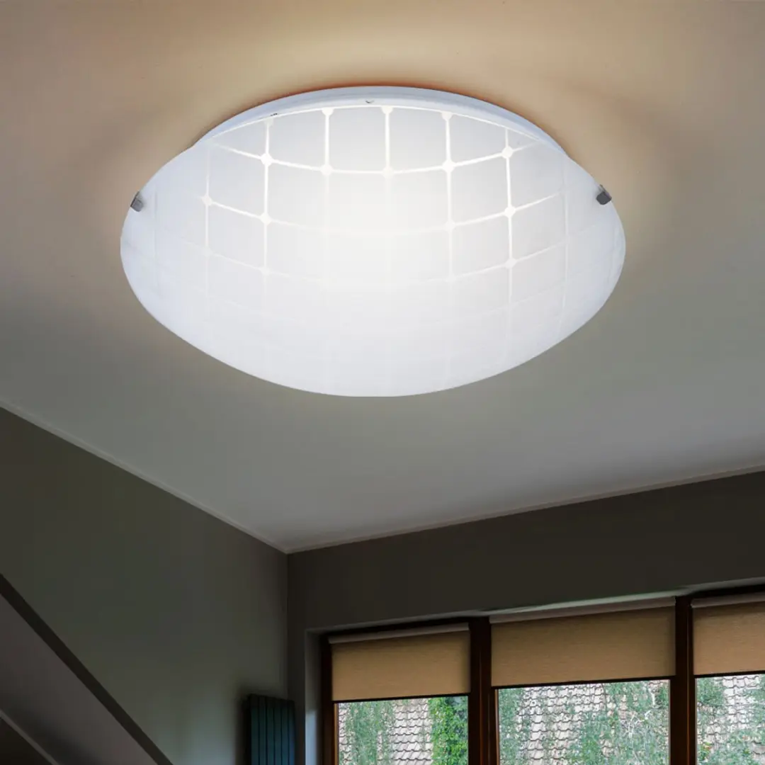 Globo Plafondlamp 8W LED - 600 Lm Warm Wit - 25x7.5cm