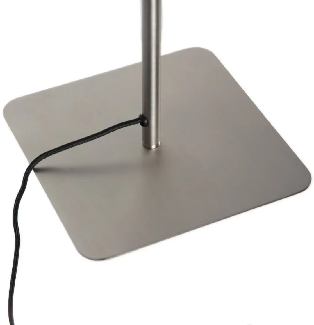 Steinhauer Volari 4711ST Vloerlamp 2-lichts - 157cm - Zilver