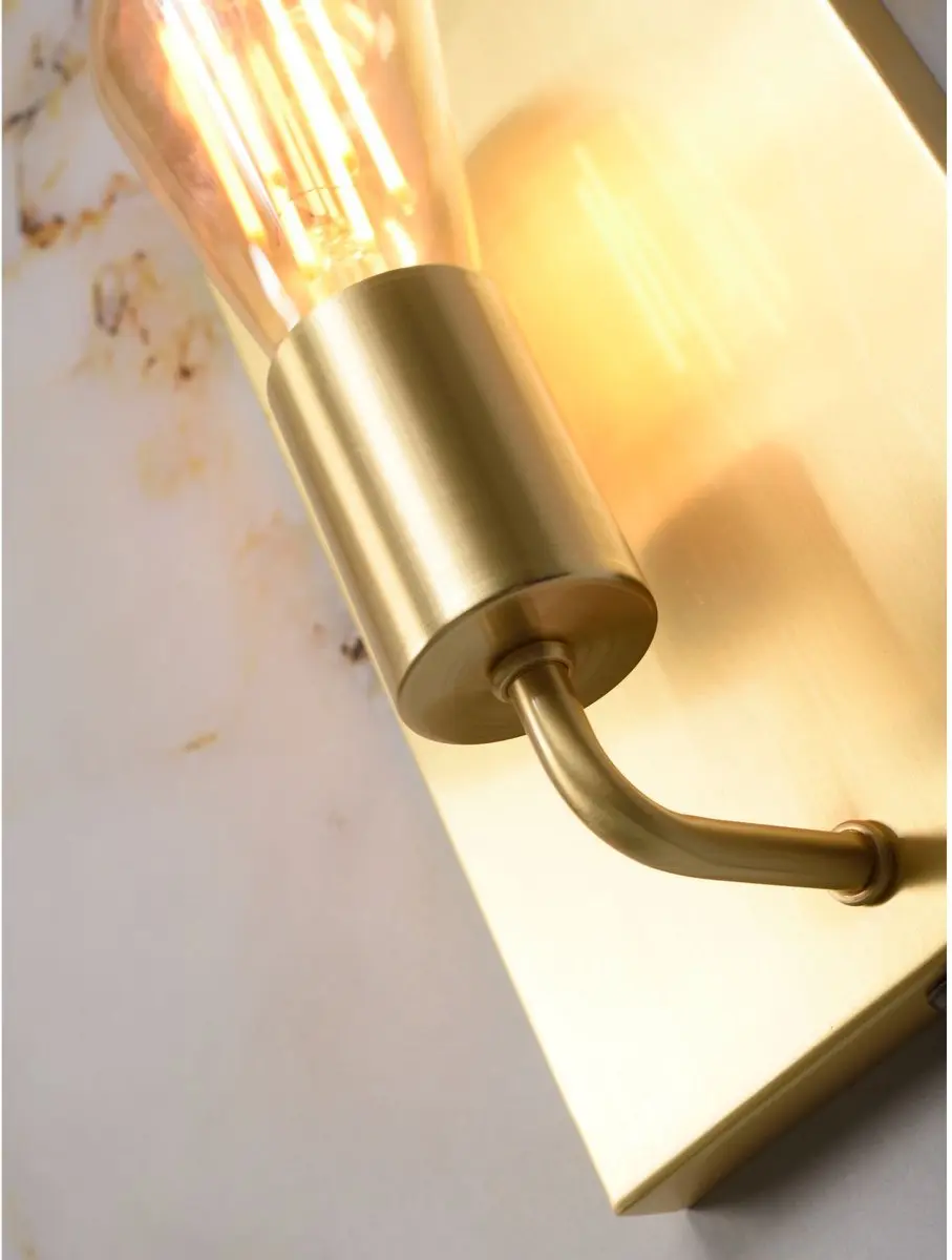 it's about RoMi Wandlamp Madrid Goud - 15x10x25cm
