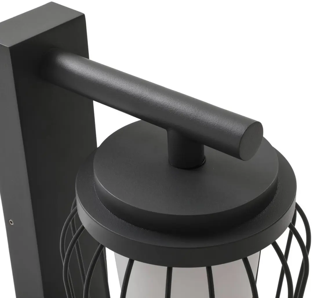 Lucande Wandlamp Aluminium E27 Antraciet