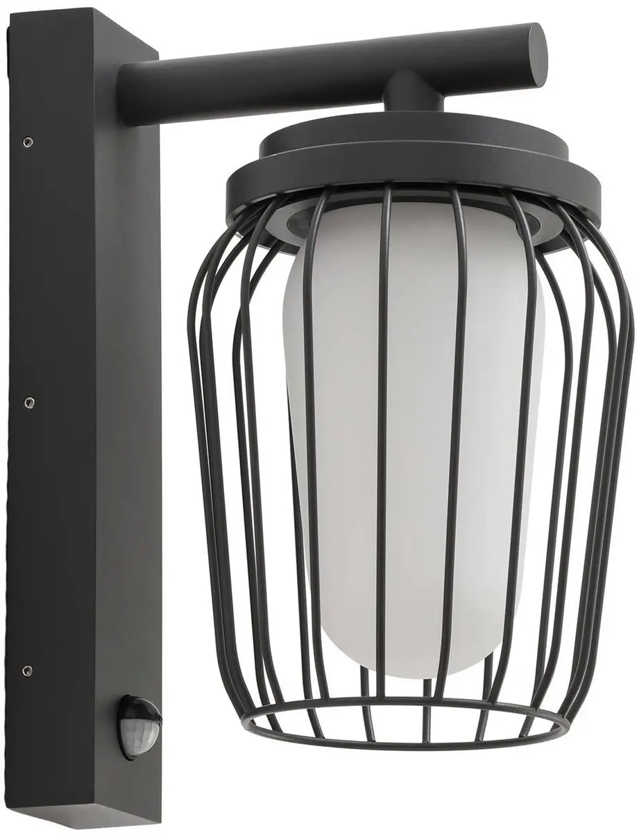 Lucande Wandlamp Aluminium E27 Antraciet