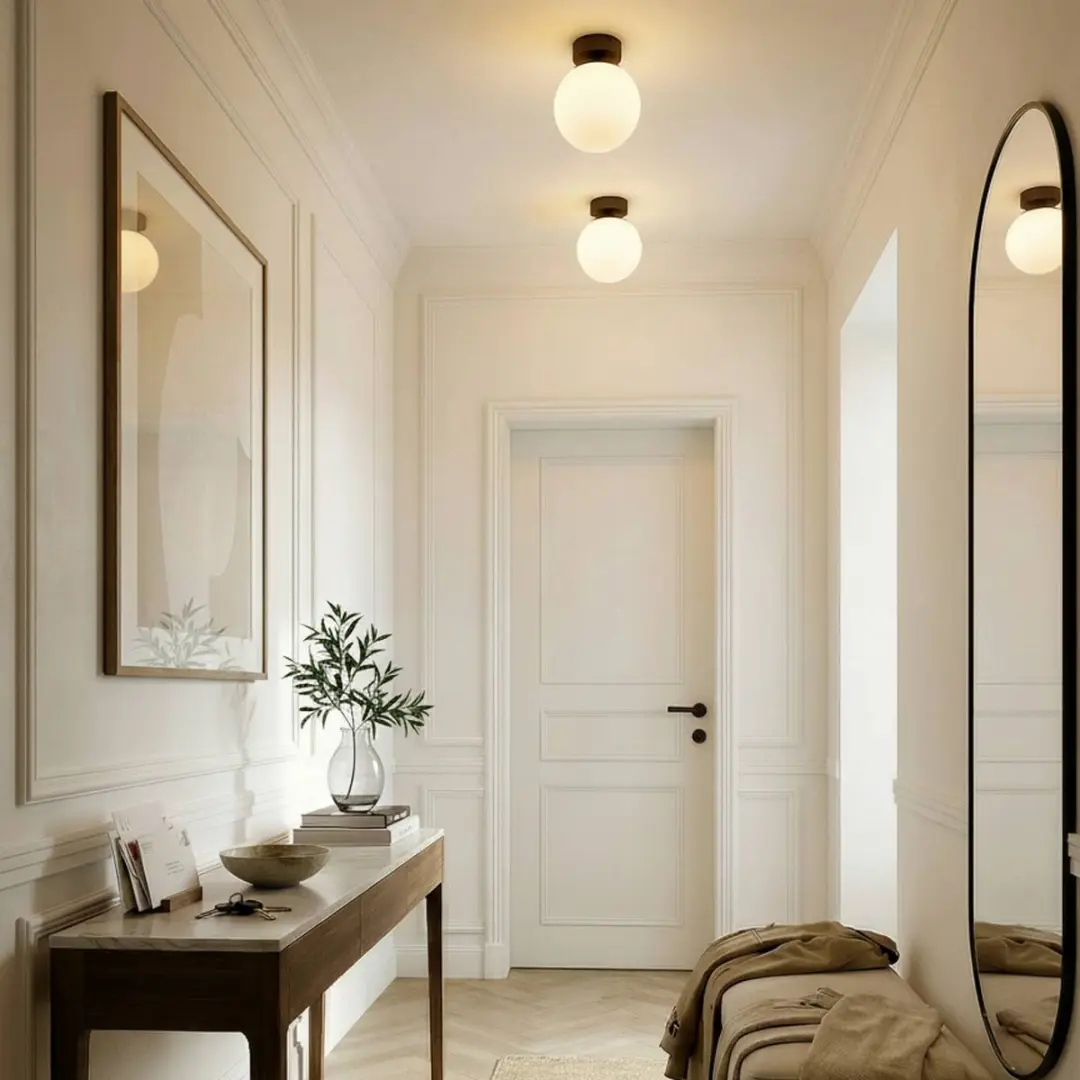 Lucande Plafondlamp Badkamer 1 Licht E14