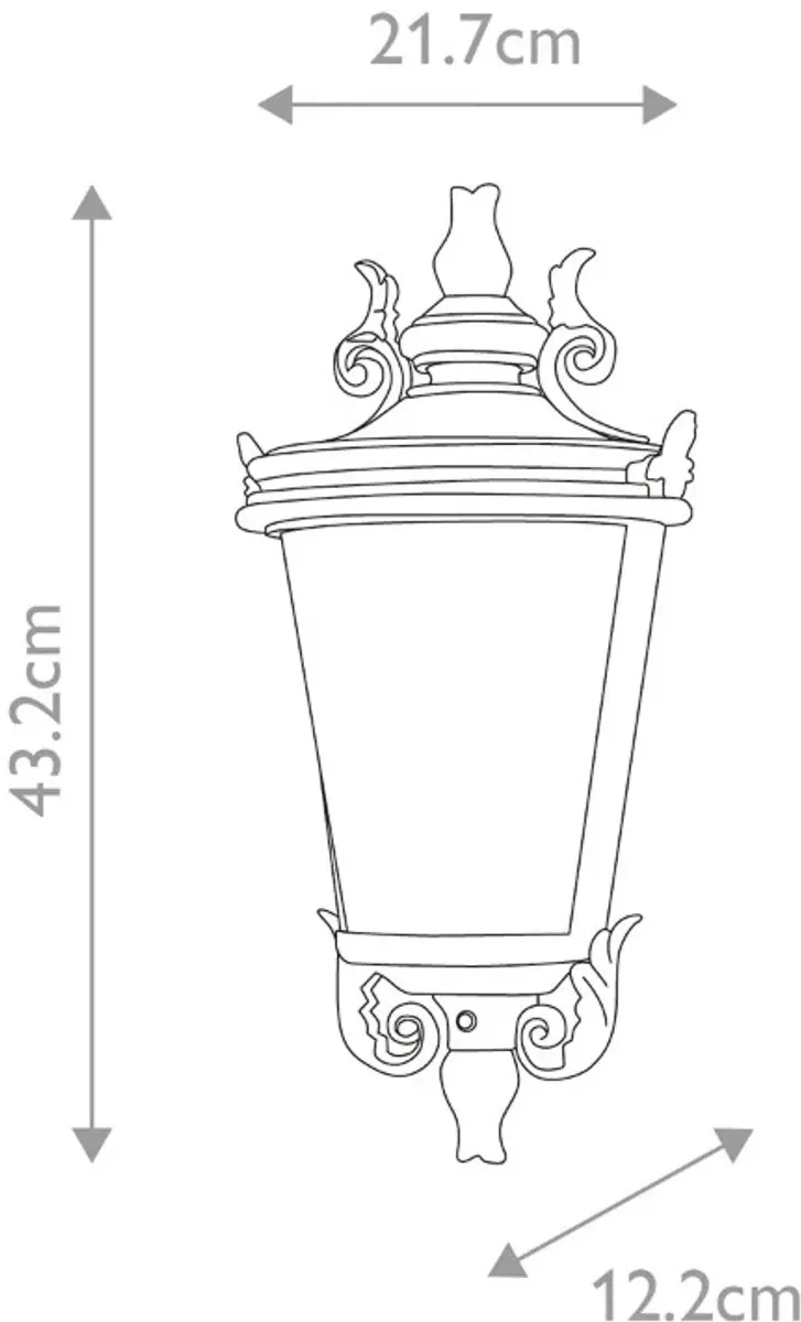Elstead Baltimore LED Buitenlamp E27 60W - IP44 Weathered Bronze