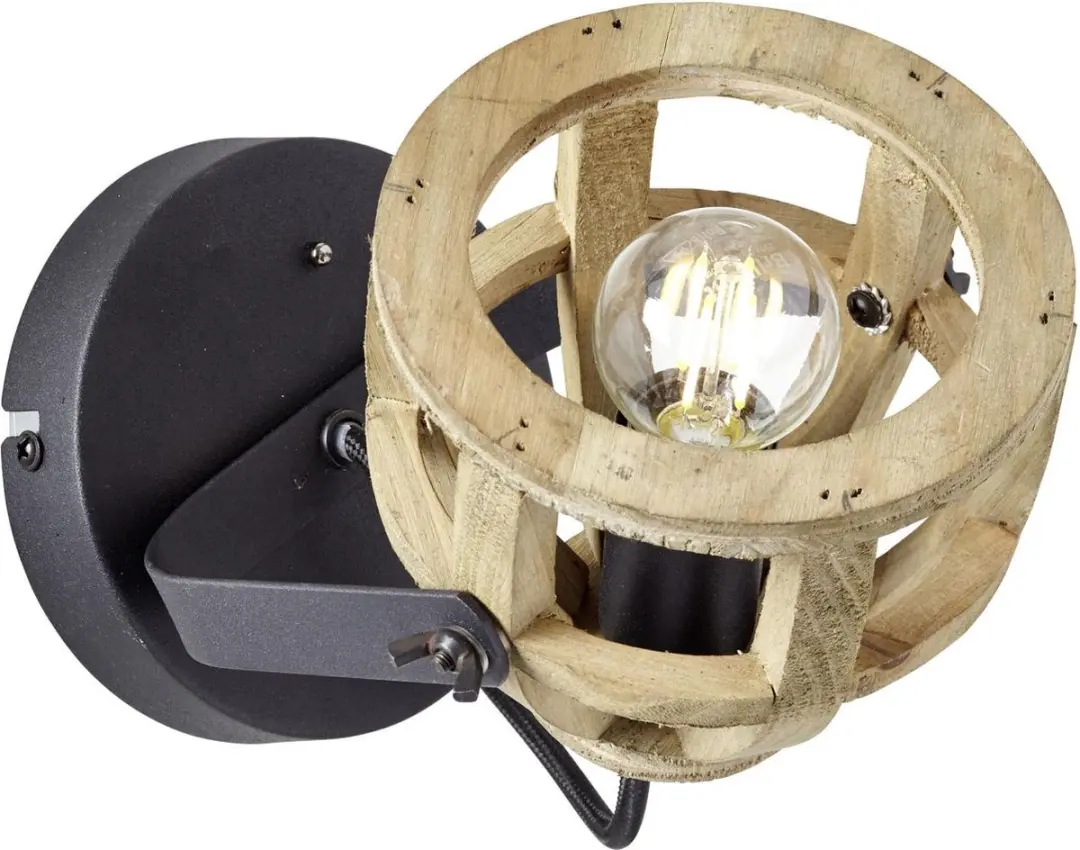Brilliant Matrix Wandspot - Bruin/Zwart