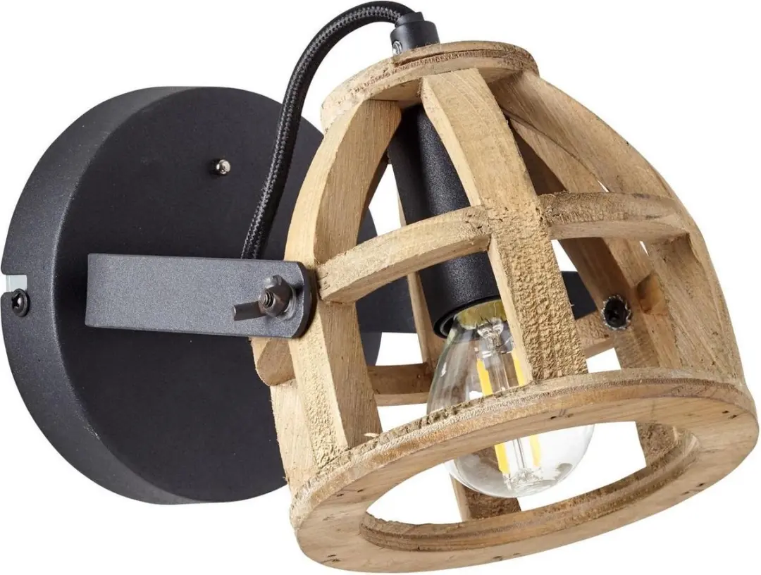 Brilliant Matrix Wandspot - Bruin/Zwart