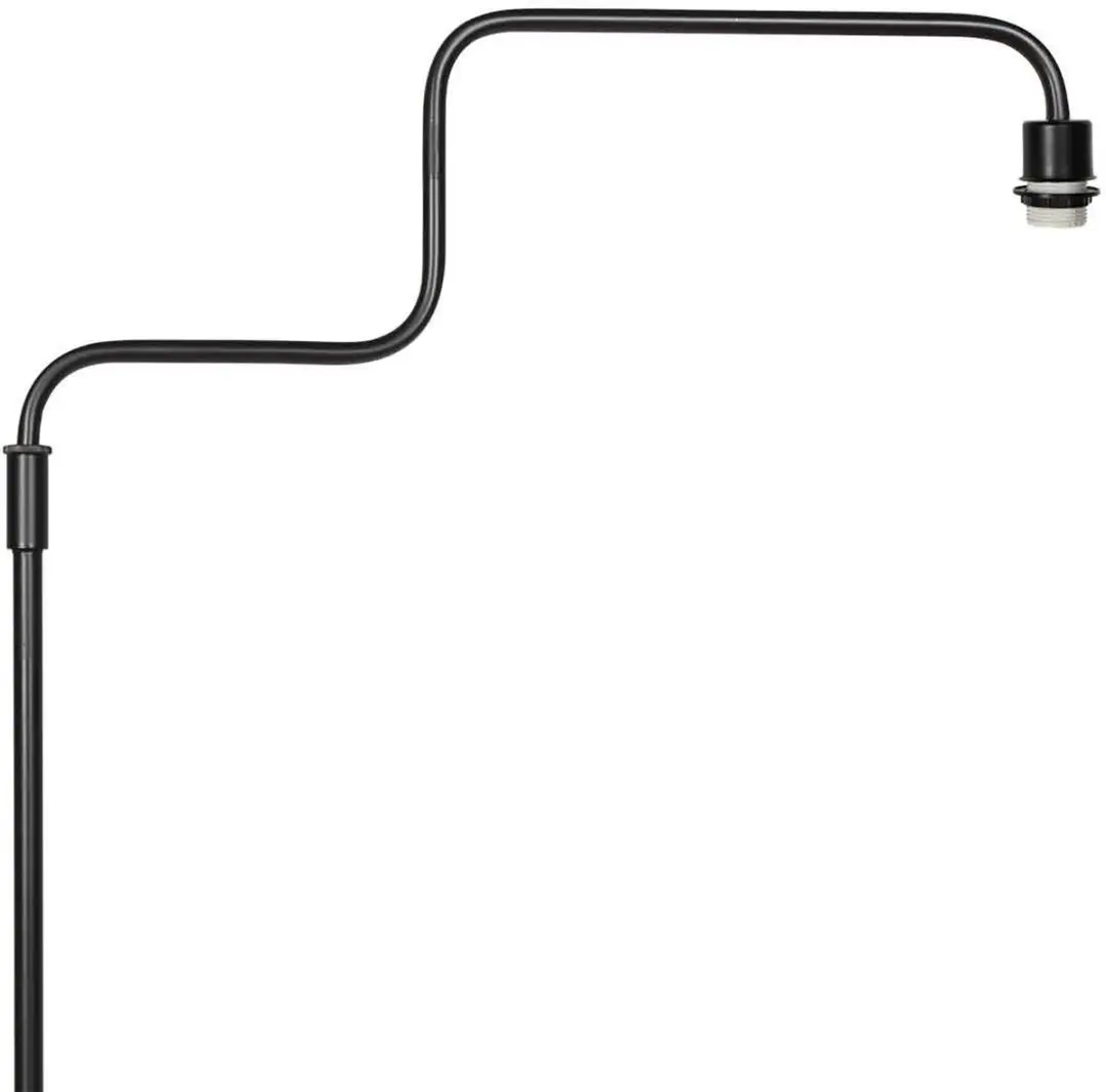 Steinhauer Bloeba 4141ZW Vloerlamp - Zwart - 150-165cm