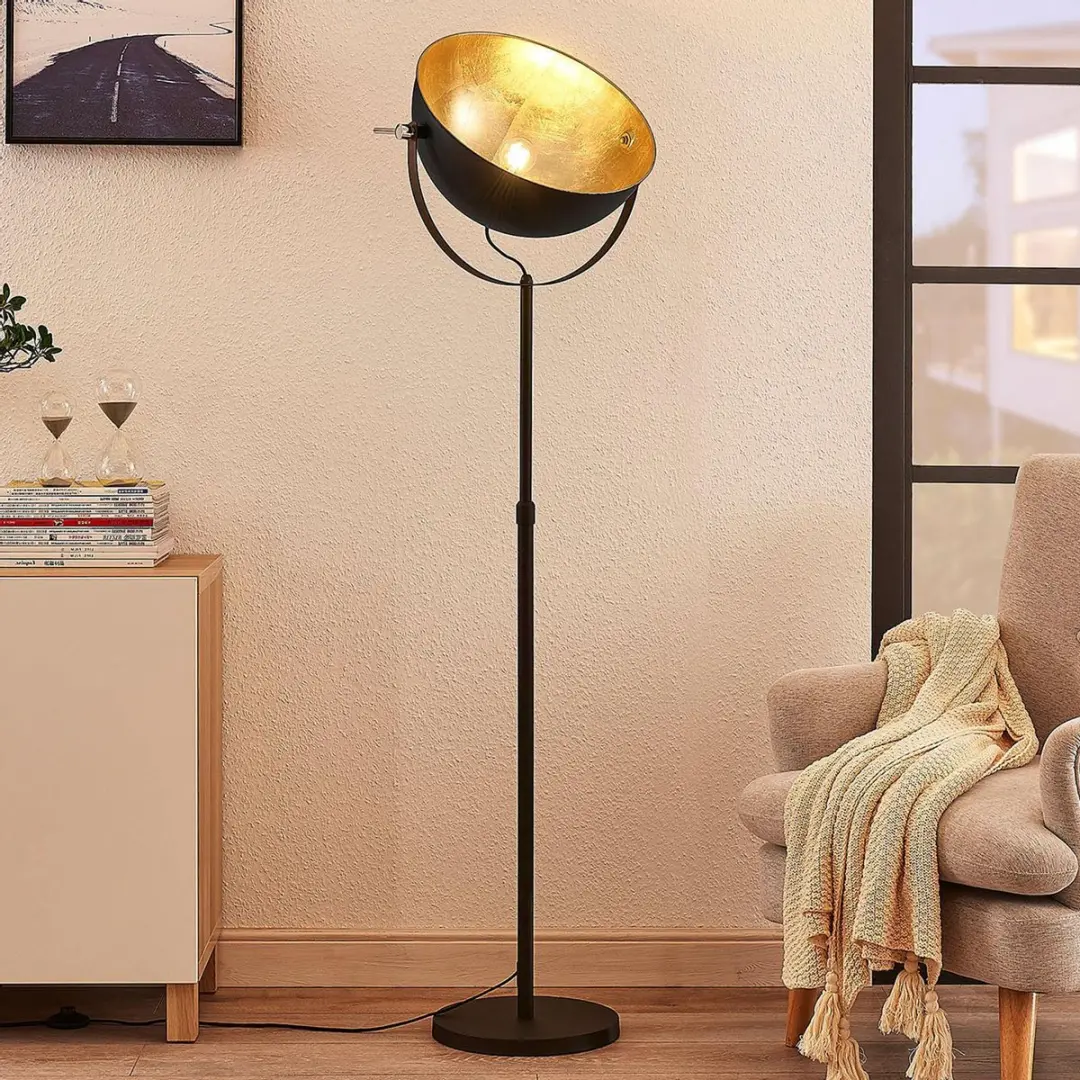 Lindby Vloerlamp Metaal 1 Licht E27