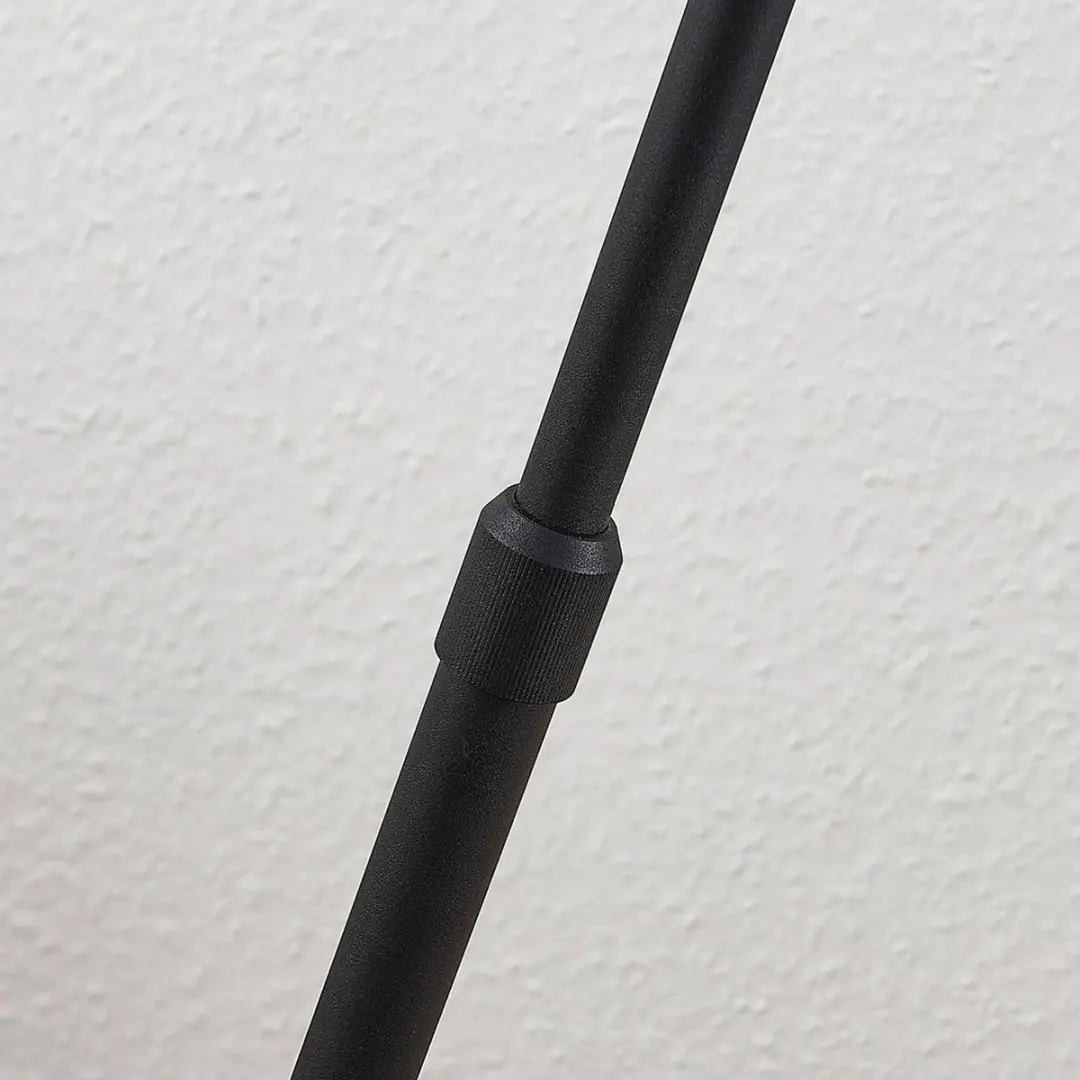 Lindby Vloerlamp Metaal 1 Licht E27 - 165cm - Zwart/Goud